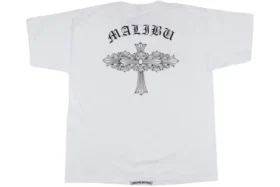 White Chrome Heart Shirt