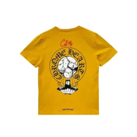 Yellow Chrome Heart Shirt Yellow Chrome Heart Shirt